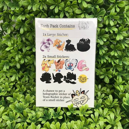 Yellow Mystery Sticker Packs