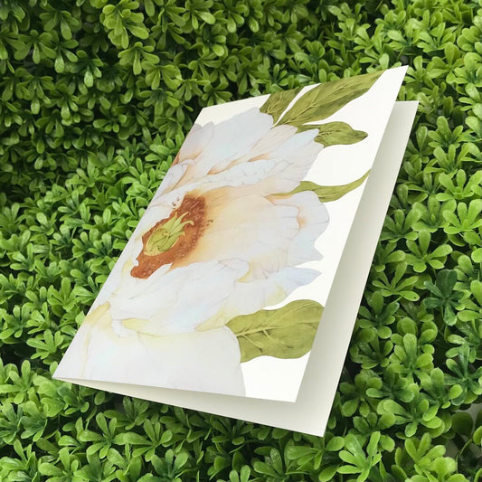 White Peony Card