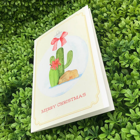 Cactus Ornament Card