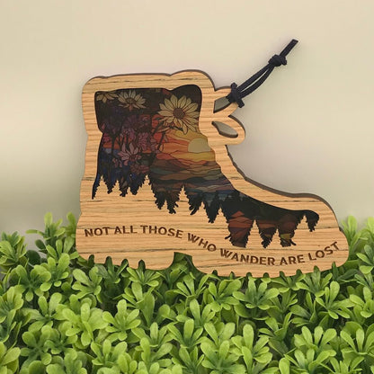 Hiking Boot Sun Catcher