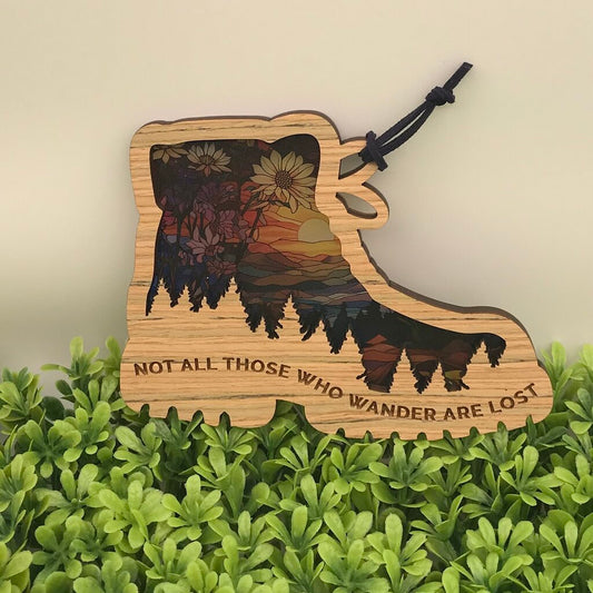 Hiking Boot Sun Catcher