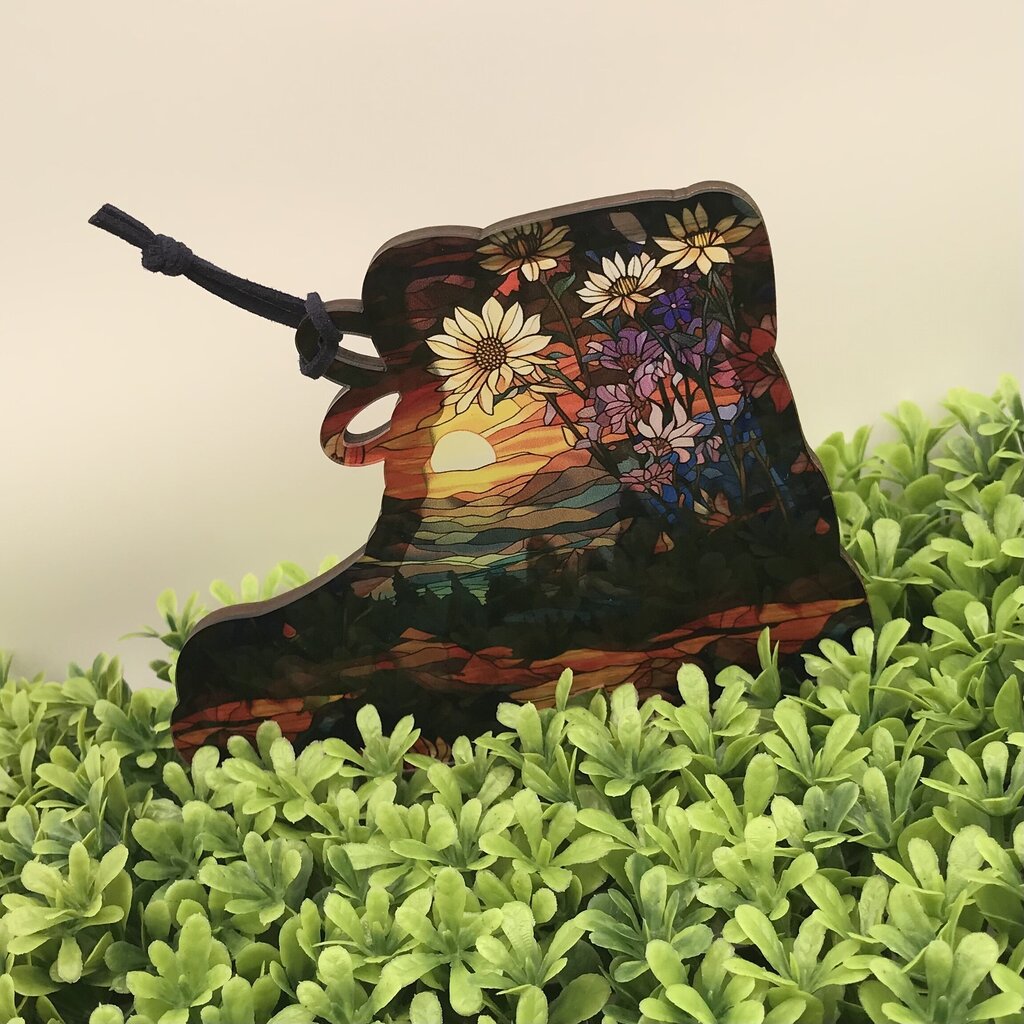 Hiking Boot Sun Catcher