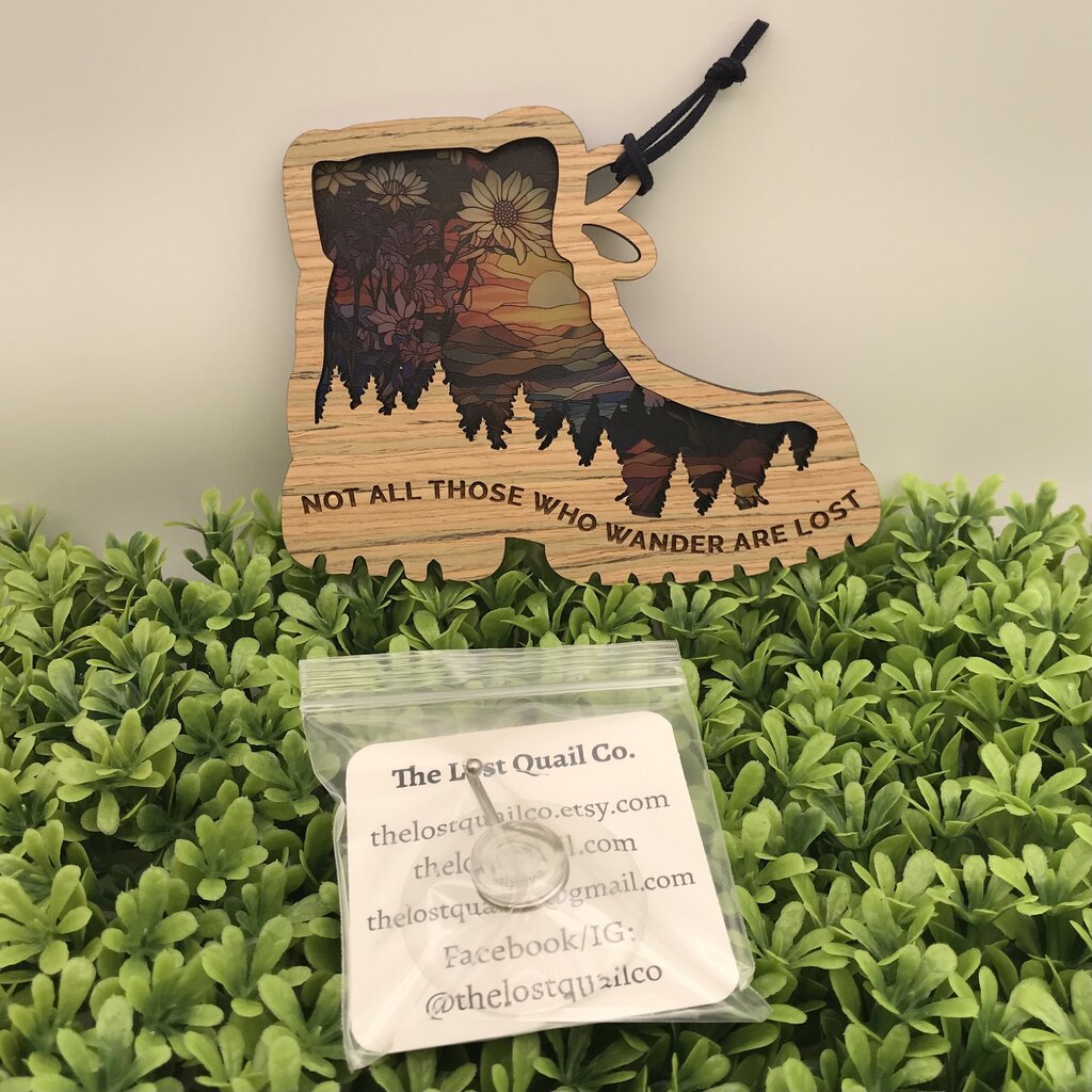 Hiking Boot Sun Catcher