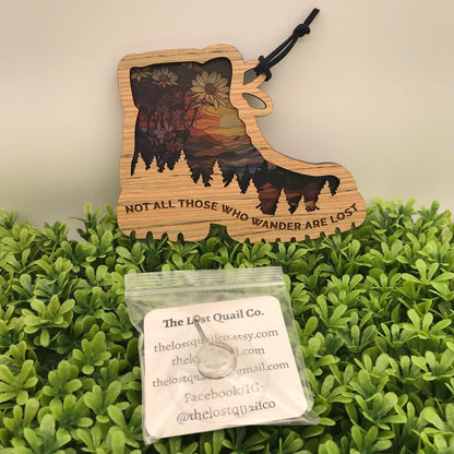 Hiking Boot Sun Catcher