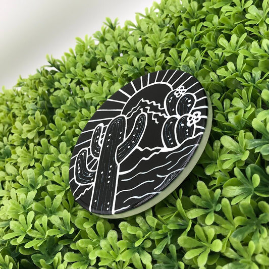 Coaster #12 - Black & White