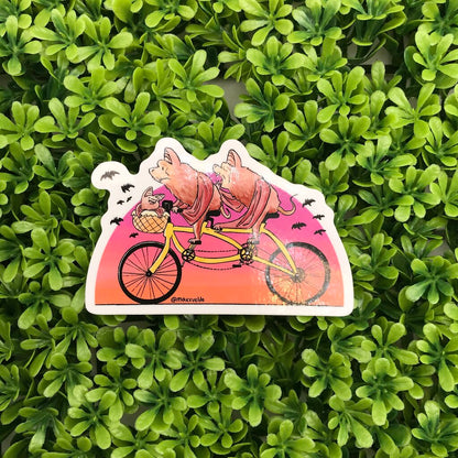 Bat Cycling Sticker