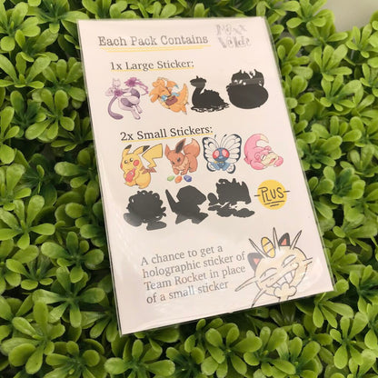 Yellow Mystery Sticker Packs