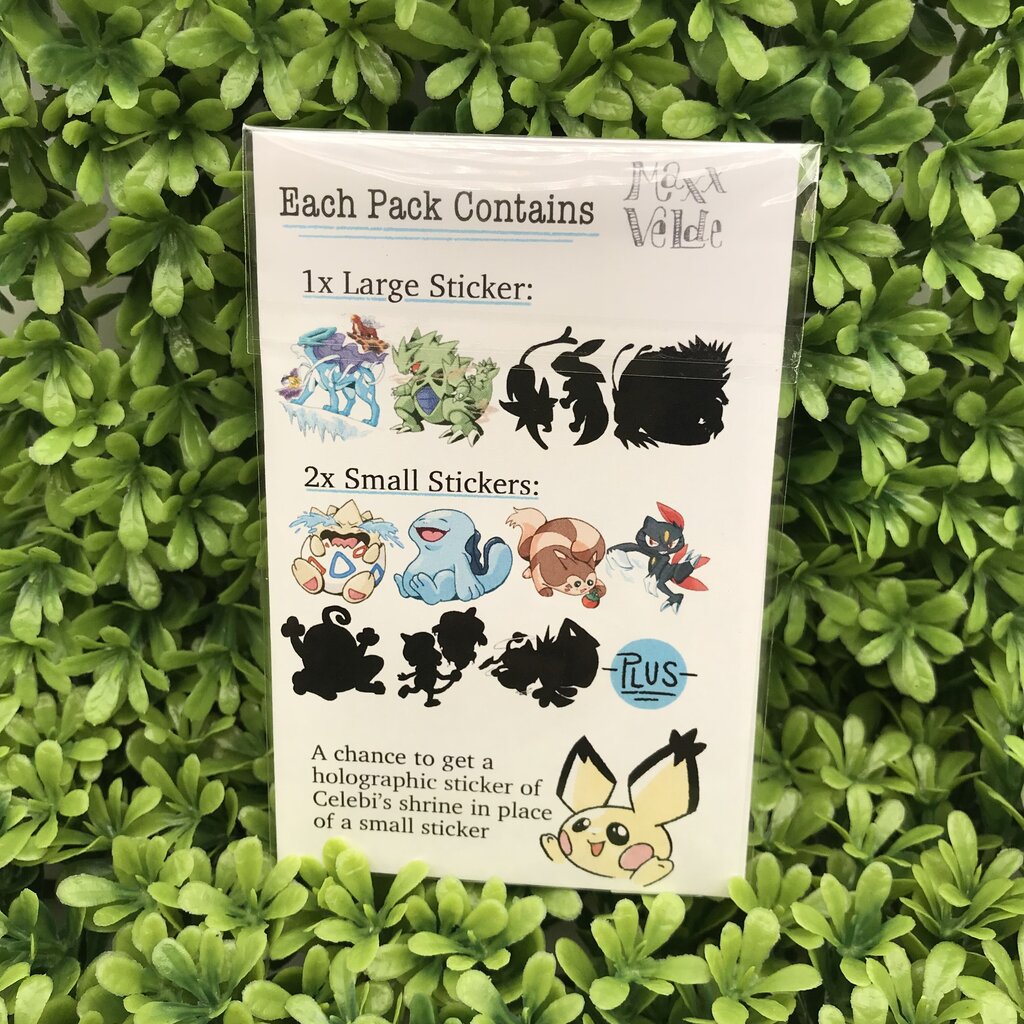 Crystal Mystery Sticker Packs