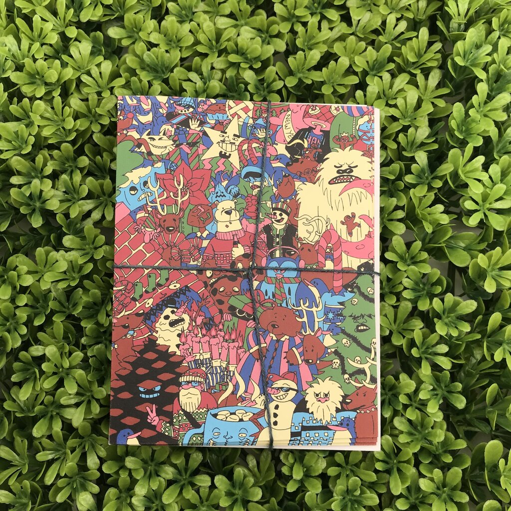 Holiday Jumble Cards (Set of 4)