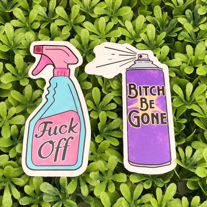 Funny Cleaning Supply Stickers