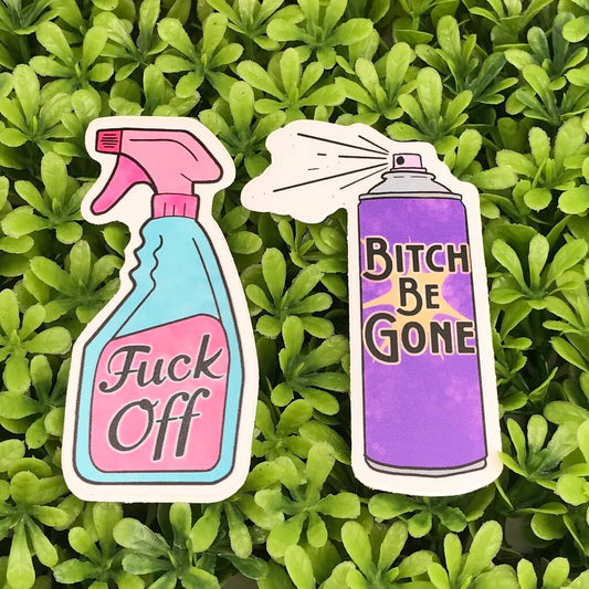 Funny Cleaning Supply Stickers