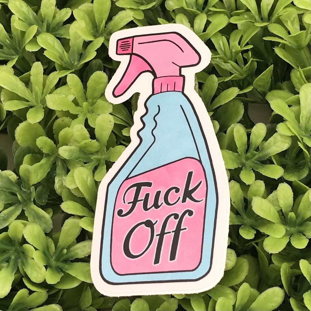 Funny Cleaning Supply Stickers