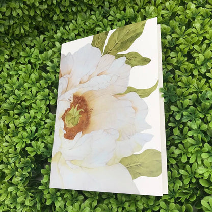 White Peony Card