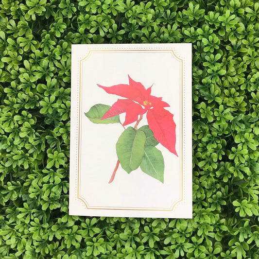 Poinsettia Card