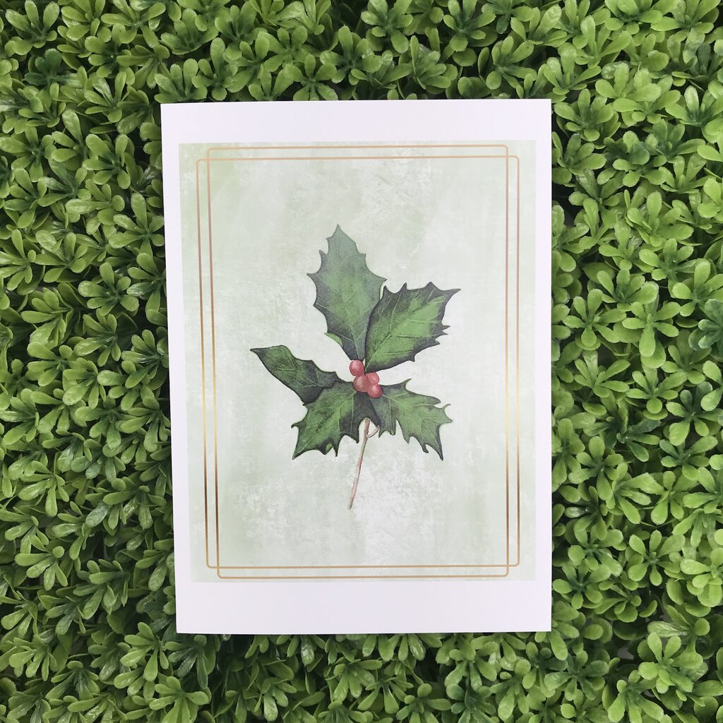 Holly Card