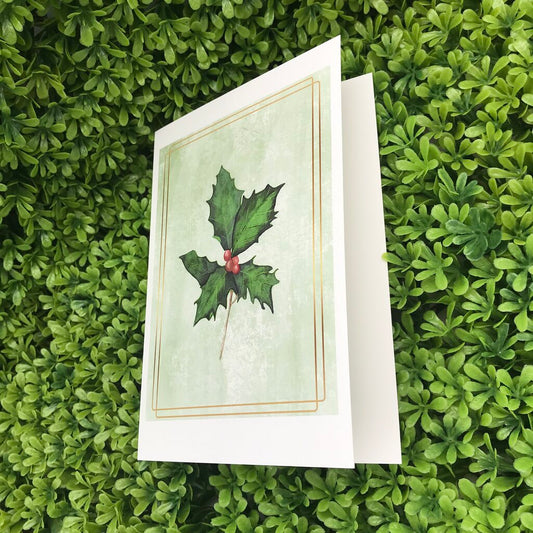 Holly Card