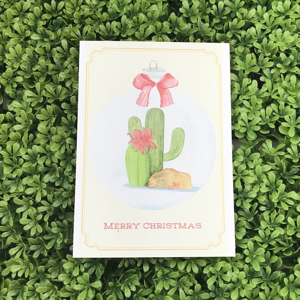 Cactus Ornament Card