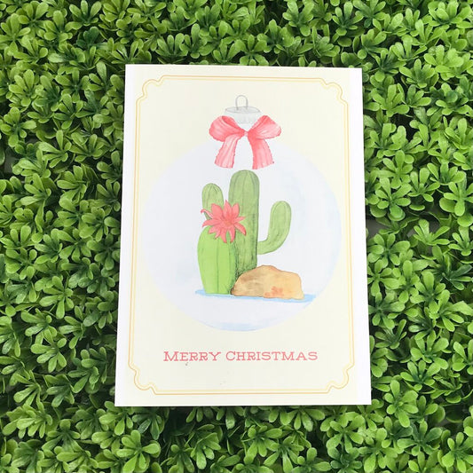 Cactus Ornament Card