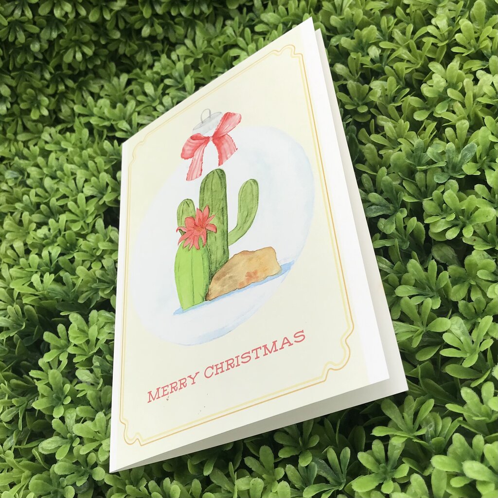 Cactus Ornament Card