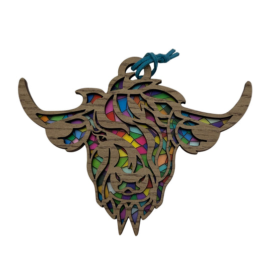 Highland Cow Sun Catcher