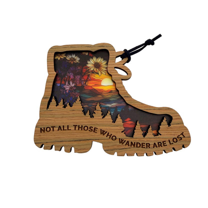 Hiking Boot Sun Catcher